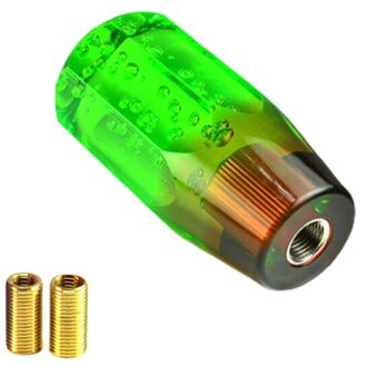 Auto Kristal Transparante Bubble Led Pookknop Manual Shifter Versnellingspook Versnellingspook Met Draad Adapters 10Cm/15cm Universele C10 kleur A