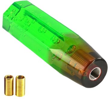 Auto Kristal Transparante Bubble Led Pookknop Manual Shifter Versnellingspook Versnellingspook Met Draad Adapters 10Cm/15cm Universele C15 kleur A