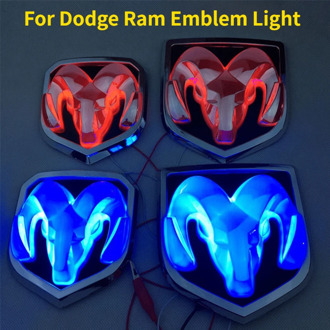 Auto LED Emblem Light for Dodge RAM Logo 1500 2500 Caliber Jcuv Neon Stratus Front Rear Badge Accessories Trunk Head Car Styling
