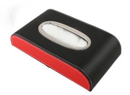 Auto Lederen Armsteun Tissue Deksel Pompen Papier Auto Thuis Servet Houder Case