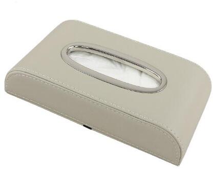 Auto Lederen Armsteun Tissue Deksel Pompen Papier Auto Thuis Servet Houder Case
