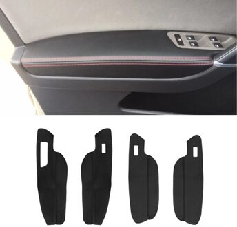 Auto Lederen Deurklink Armsteun Panel Cover Voor-Golf 7