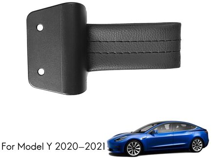 Auto Lederen Interieur Kofferbak Boord Handvat Kofferbak Draagbare Handvat Voor Tesla Model Y Auto Styling