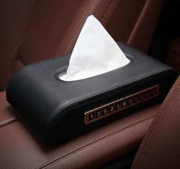 Auto Lederen Tissue Deksel Pompen Papier Auto Thuis Servet Houder Case