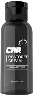Auto Leer En Plastic Renovatie Agent Plastic Onderdelen Renovatie Verf Plakken Onderhoud Verf Zorg Wax Agent 50ml