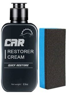 Auto Leer En Plastic Renovatie Pasta Paste met Sponge