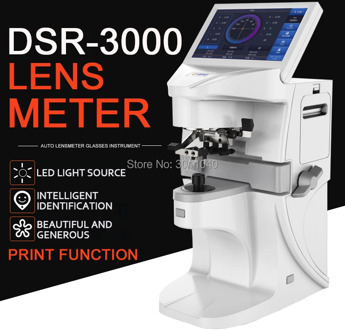 auto lensmeter Digital lensometer DSR3000Optical focimeter Automatic lens meter 7 inch touch screen UV PD Printing