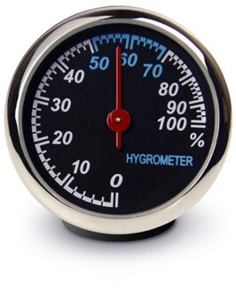 Auto Lichtgevende Klok Thermometer Hygrometer Interne Stick-On Dashboard Auto Interieur Ornament Styling Accessoires BB