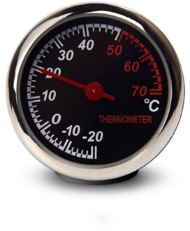 Auto Lichtgevende Klok Thermometer Hygrometer Interne Stick-On Dashboard Auto Interieur Ornament Styling Accessoires BC