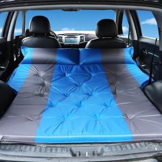 Auto Lucht Opblaasbare Travel Matras Auto Blow Up Camping Bed Outdoor Air Matras Verhoogde Luchtbed In De Auto groen