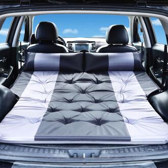 Auto Lucht Opblaasbare Travel Matras Auto Blow Up Camping Bed Outdoor Air Matras Verhoogde Luchtbed In De Auto wit