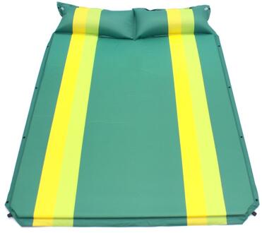 Auto Lucht Opblaasbare Travel Matras Bed Automatische Inflatie Suv Truck Blow-Up Slapen Bed Pad Voor Outdoor Verdichten Picknick groen