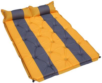 Auto Luchtbed Auto Blow Up Bed Opblaasbare Matras Verhoogde Luchtbed Camping Opblaasbare Bed Voor Auto Suv Mpv Auto Interieur geel