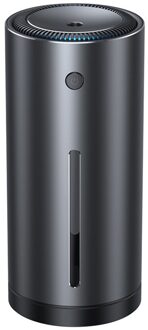 Auto Luchtbevochtiger Aluminium 300Ml Lucht Verstuiver Led Aroma Diffuser Home Office Auto Luchtreiniger Spuiten Nano Mute air Care zwart