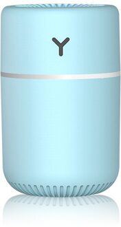 Auto Luchtbevochtiger Diffuser Creatieve Usb Opladen Voor Desktop Kantoor Slaapkamer Mute Kleurrijke Lamp Humificador Aromaterapia Para Casa Blauw