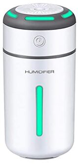 Auto Luchtbevochtiger Draagbare Aromatherapie Diffuser Usb Ultrasone Luchtbevochtiger Kleurrijke Nachtlampje Verstuiver 230Ml