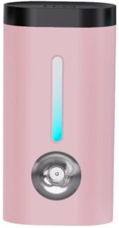 Auto Luchtbevochtiger Met Led Licht Luchtuitlaat Magneet Mini Auto Aroma Essentiële Olie Diffuser Home Office Auto Interieur Accessoires roze