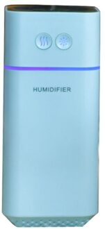 Auto Luchtbevochtiger Usb Opladen Spin Verkleuring Led Nachtlampje Luchtbevochtiger blauw