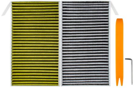 Auto Luchtfilter Airconditioner Cabine Filter Met Actieve Kool Vervanging Voor Tesla Model 3, 2 Pack