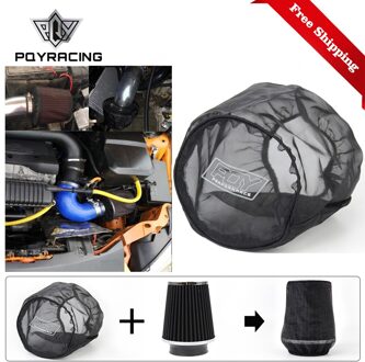 Auto Luchtfilter Universele Beschermhoes Waterdicht Oliebestendig Stofdicht Voor Cilindrische High Flow Air Intake Filters Zwart