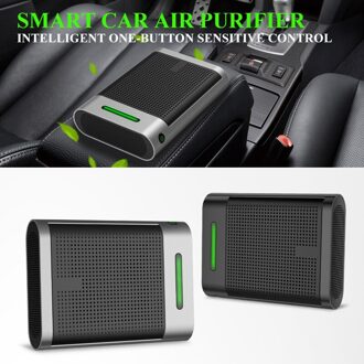Auto Luchtreiniger 2000W Air Ionisator Mini Luchtverfrisser Draagbare Hepa Filter Air Cleaner Voor Car Home Office zilver zwart