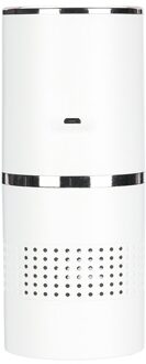 Auto Luchtreiniger Cleaner Negatieve Ionen Usb Mini Home Voertuig Air Cleaner Verwijder Formaldehyde Luchtreiniger Auto Accessoires wit