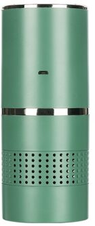 Auto Luchtreiniger Cleaner Verwijder Formaldehyde Luchtreiniger Negatieve Ionen Usb Mini Home Voertuig Luchtreiniger Auto Accessoires groen