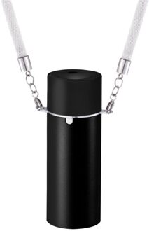 Auto Luchtreiniger Luchtreiniger Usb Draagbare Persoonlijke Wearable Ketting Negatieve Ionisator Anion Auto Elektrische Apparaten zwart