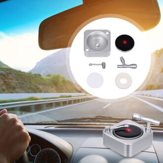 Auto Luchtverfrisser Auto Aroma Diffuser Fonograaf Vorm Solar Aroma Ornament wit