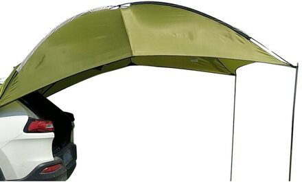 Auto Luifel Waterdicht Tent Schaduw Ultralight Luifel Luifel Zonnescherm Outdoor Camping Tent Voor Auto Suv Mpv Vrachtwagens Hatchbacks groen