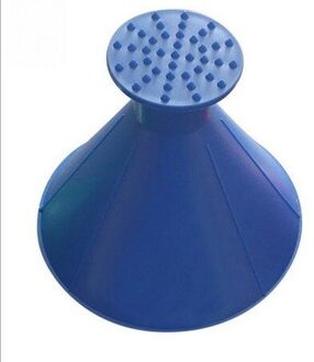 Auto Magic Sneeuw Remover Ijskrabber Kegel Deicing Kegel Ijskrabber Venster Voorruit Olie Trechter Schop Venster Schrapers Blauw