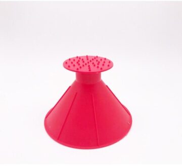 Auto Magic Sneeuw Remover Ijskrabber Venster Voorruit Olie Trechter Schop Venster Schraper Kegel Deicing Kegel Ijskrabber roze