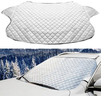 Auto Magnetische Zonnescherm Cover Voorruit Sneeuw Zonnescherm Waterdicht Protector Cover Auto Voorruit Cover Donkergrijs