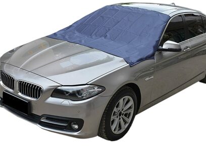 Auto Magnetische Zonnescherm Cover Voorruit Sneeuw Zonnescherm Waterdicht Protector Cover Auto Voorruit Cover leger groen