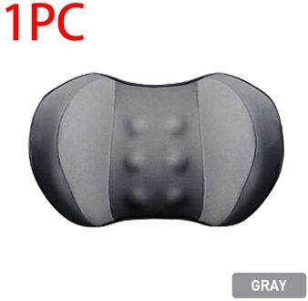 Auto Massage Kussen Interieur Massage Lumbale Auto Hoofdsteun Kussens Taille Kussen Universele Hals Hoofd Back Protector Kussen Kussen grijs Pillow 1stk