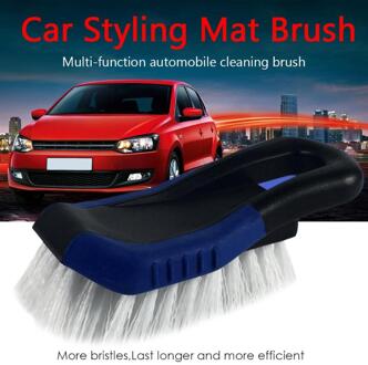 Auto Mat Borstel Tapijt Band Borstel Auto Speciale Nylon Borstel Abs Plastic Care Detailing Cleaner Borstel Gereedschap 15*6*5Cm