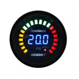Auto Meter 20 Led Schaal Hoge Nauwkeurigheid 52Mm Auto Digitale Turbo Boost Meter Voor Alle 12V Auto