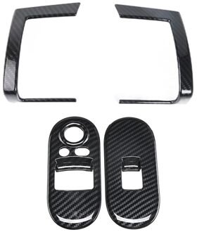 Auto Midden Vent Cover Sticker Behuizing Interieur Outlet Frame Voor Mini Cooper F55 F56 F57 & Deur Window Control Covers