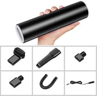 Auto Mini 120W Zuig Draagbare Stofzuiger Voor Auto Low Noise Handheld Auto Vacuüm Voor Auto Thuis Computer Schoonmaken droog Dual Gebruik zwart