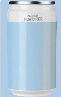 Auto Mini Aromatherapie Hydratatie Auto Ultrasone En Lantaarn Usb Draagbare Luchtbevochtiger Verstuiver Diffuser Blauw