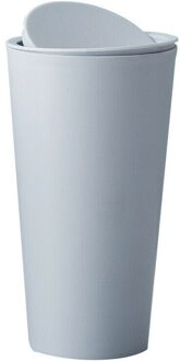 Auto Mini Prullenbak Creativiteit Eenvoudige Stijlvolle Milieubescherming Materiaal Dikke Schudden Deksel Multicolor Duurzaam Opbergdoos Blauw