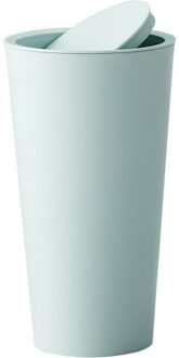 Auto Mini Prullenbak Creativiteit Eenvoudige Stijlvolle Milieubescherming Materiaal Dikke Schudden Deksel Multicolor Duurzaam Opbergdoos groen