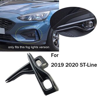 Auto Mistlamp Cover Trim Hoofd Fog Light Lamp Frame Voor Ford Focus St-Line Exterieur accessoires
