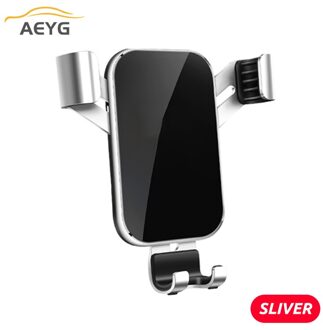 Auto Mobiele Telefoon Houder Voor Nissan Teana Altima J34 L34 Auto Gps Zwaartekracht Stand Speciale Mount Navigatie beugel For Altima zilver