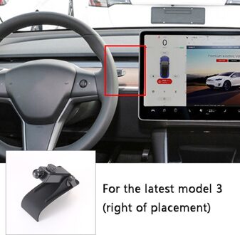 Auto Mobiele Telefoon Ondersteuning Air Vent Mount Beugel Mobiele Telefoon Houder Voor Tesla Model 3 X S Auto Accessoires For model- 3 rechtsaf