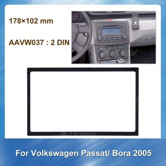 Auto Monteren Dvd Frame Radio Frame Voor Volkswagen Passat Bora 2005 Auto Panel Bezel Trim Kit Cd Panel Fascia Voor volkswagen