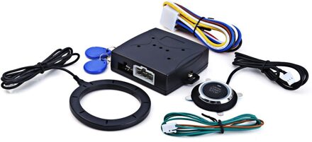 Auto Motor Push Start Button RFID Lock Ontsteking Starter Keyless Entry Start Stop Startonderbreker Alarm Systemen Rijden Beveiliging