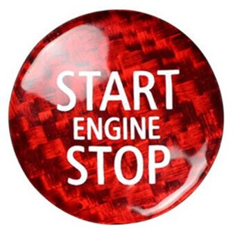 Auto Motor Start Stop Knop Sticker Cap Trim Cover Carbon Fiber Voor Mini Cooper R55 R56 R57 R58 R59 R60 r61 Interieur Accessorie