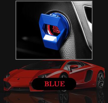Auto Motor Start Stop Schakelaar Knop Cover Decoratieve Auto Accessoires Drukknop Sticky Cover Auto Interieur