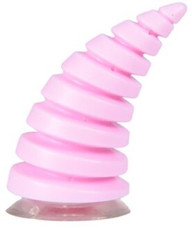 Auto Motorhelm Duivel Hoorn Motocross Full Face Off Road Helm Decoratie Auto Accessorie Hoofddeksels Sucker Auto Styling roze